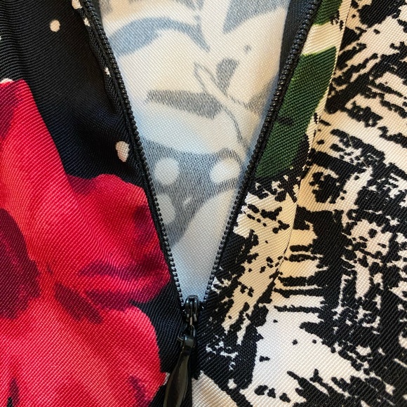 Dress Barn Hawaiian Print Sleeveless Dress - Picture 6 of 14